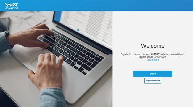 Thumbnail representing SMART Admin Portal online service