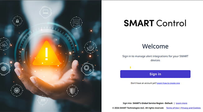 Thumbnail representing SMART Control online service
