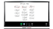 Thumbnail representing SMART board display, model kapp iQ