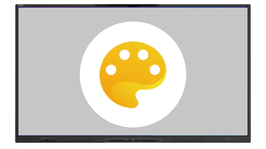 An icon symbolizing a palette.