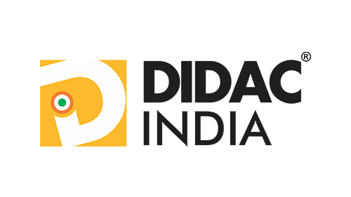 Official logo of the DIDAC India event with Asia-Pacific tag in blue.