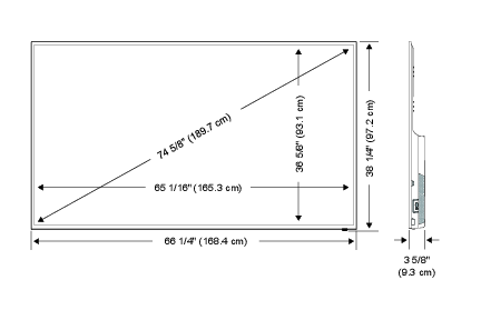 SBD-2075 dimensions