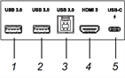 Panel de conector frontal