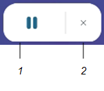 Étiquettes identifiant les différents éléments de l'interface du widget Figer