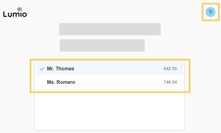 Signed in student lobby page with a list of previously joined classes or option to join a new class